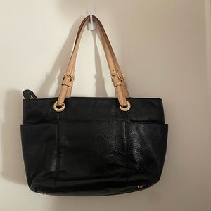 Michael Kors Black Leather Bag